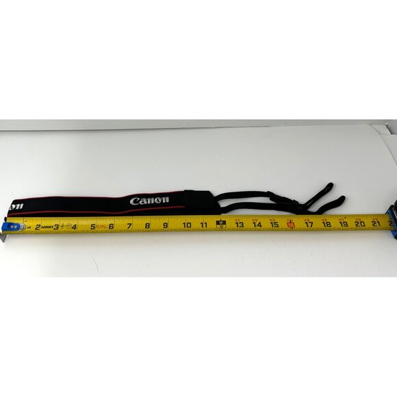 Canon EOS RP Camera Neck Strap ER-EOS RP Genuine OEM Black Red Trim Replacement - Picture 6 of 9